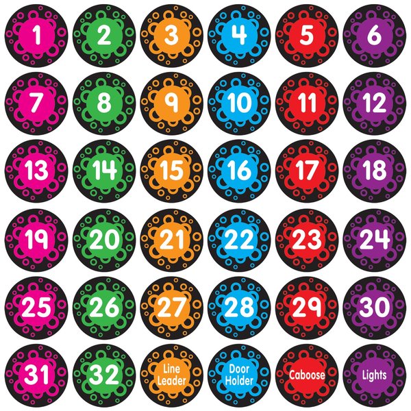 Really Good Stuff EZ Stick™ Classroom Line-Up Helpers - 36 Decals