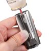 Cobber Torch Butane Lighter,Refillable and Windproof Lighter Double Jet Flame Butane Lighter for Men Gift Ideas(Silver)