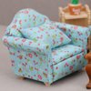 Mllxon Miniature Dollhouse Couch with Pillow, 1 12 Scale Dollhouse Furniture and Accessories,Dollhouse Living Room Funiture