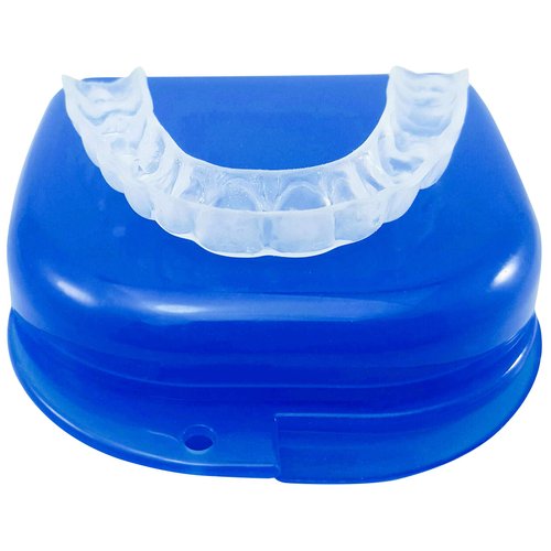 Thin Slim Soft Custom Teeth Night Guard - Teeth Grinding - Teeth Clenching Dental Guard - Slim Thin Fit for Small Mouth - Great for Day Or Night Use - for Upper Teeth - Bruxism Mouth Guard