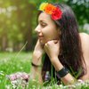 6 Pcs Boho Floral Crown Stretch Rose Flower Headband Girls Rainbow Headband Sunflower Head Crown Multicolor Flower Hair Wreath Headwear Headpiece Hair Accessory for Women Girl Bride Bridesmaid