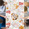 Happy Birthday Party Supplies Set, Happy Birthday Polka Dots Decorations Plates, Disposable Paper Plates Napkins Cups Tableware for Birthday Party Decorations, Serve 24