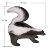 Jet Creations Inflatable Striped Skunk 30" Prop Figurine Educational for Kids & Adults Stuffed Animals an-Skunk, Multicolor