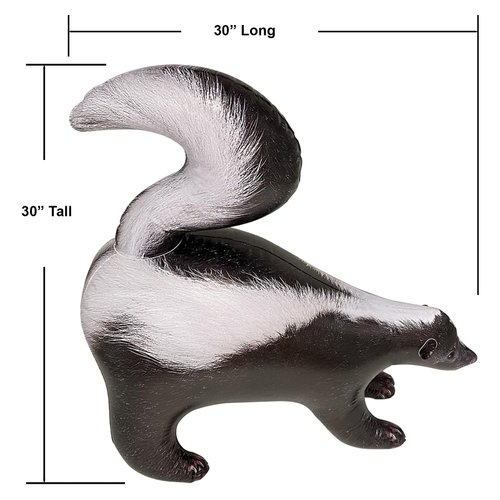 Jet Creations Inflatable Striped Skunk 30" Prop Figurine Educational for Kids & Adults Stuffed Animals an-Skunk, Multicolor