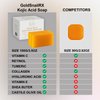 GoldSnailRX-Kojic Acid Soap Dark Spot Remover (Pack of 2) Authentic Kojic Acid Soap For Body Whitening-Japanese Formula Kojic Acid Soap with Vitamin C,Tumeric, infused with Hyaluronic Acid,Shea Butter