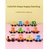 12 PCS Wooden Train Set Toy Magnetic Number Train Set Montessori Toys for Preschool Learning