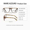 MARE AZZURO Men's Stylish Oversized Reading Glasses 2 75 with Spring Hinge Fashion Readers for Reading