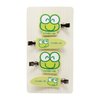 The Crème Shop X Keroppi Hair Clips Hair Clips - Crease-Free, Comfortable, Teeth-Free Design, Prevents Hair Damage, Cruelty-Free, Vegan, Limited Edition (Pack of 4)