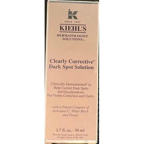 Kiehl's Clearly Corrective Dark Spot Serum, Brightening Facial Serum, Reduces Hyperpigmentation & Post-acne Marks, with Vitamin C & Salicylic Acid, All Skin Types, Paraben-free - 1.7 fl oz