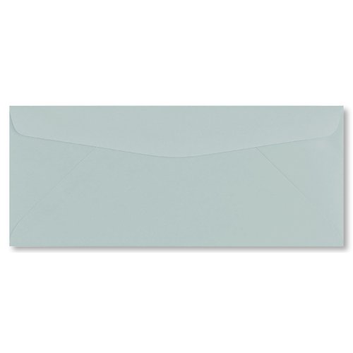 50 Color Gray #10 Business Envelopes, 9.5" x 4.125", Standard Flap