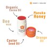 Honey for Healing Lip Balm Moisturizer with Manuka Honey 15+ UMF, Coconut Oil, and Castor Oil For Chapped, Cracked, Dry Lips | Protects, Smoothes, and Nourishes your Lips | 0.25 oz / 7 gr. (Soft Rose)