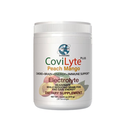 DrStellaMD CoviLyte Peach Mango - Electrolyte, Energy Drink