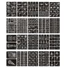 Jurxy 20 Sheets Tattoo Stencil Kit Temporary Tattoo Templates Body Art Designs Self-Adhesive Reusable Tattoo Stickers Kit - Various Patterns for Adults Man Women Kids Teenager