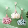 3 Pieces Ice Cream Bath Balls Kids Bath Shower Sponge Body Cleaner Scrubber Skin Exfoliating Sponge Bath Accessories