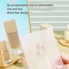 Makeup Palette Paper, 2PCS Liquid Foundation Palette Paper Disposable Makeup Coloring Paper with Mixing Stick Cosmetic Artist Mixing Palette Nail Art Palette for Painting Art Craft