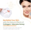 Natural Chemist Collagen & Manuka Honey Sheet Face Mask - Moisturizing, Anti-aging & Skin Firming, Hydrating & Balancing Sheet Mask - Cruelty Free Korean Skin Care For All Skin Types - 5 Masks