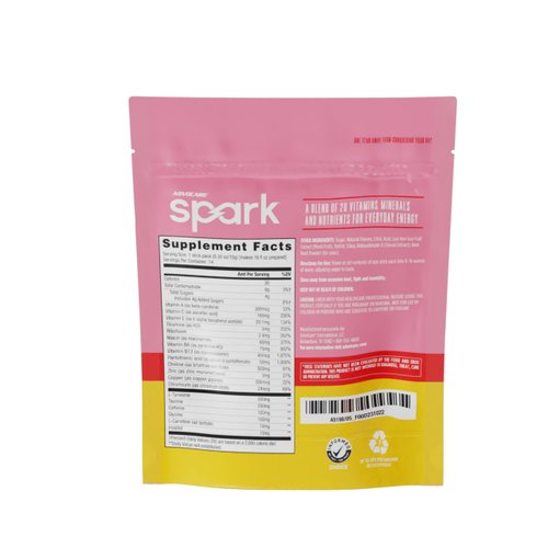 AdvoCare Spark Vitamin & Amino Acid Supplement - Focus and Energy Drink Mix with Stevia - Raspberry Lemonade - 14 Pack