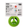 Planet Dog Orbee-Tuff Nooks Green Peace Sign Treat-Dispensing Dog Toy