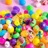 JOYIN 100 Pcs Prefilled Easter Eggs with Novelty Toys Premium for Easter Theme Party Favor, Easter Eggs Hunt, Easter Basket Stuffers Fillers, Classroom Supplies