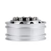 QUE-T 2pcs Metal Front Wheel Hubs Rims for 1/14 Tamiya Tractor Climbing Trailer RC Car Upgrade Parts