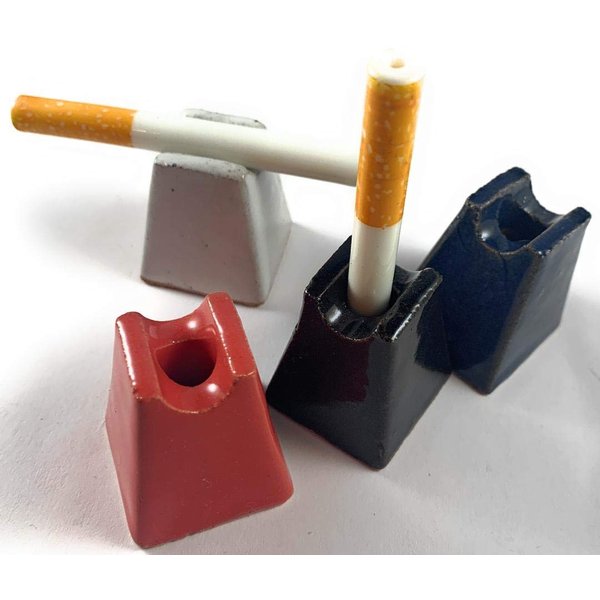 Butt Bat Porcelain Ceramic Cigarette Snuffers Instant Cigarette Extinguishers for Ashtrays (Pack of 4)
