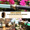 YELUN Solid Brass Garden Hose Repair Connector with Clamps Hose End Repair Kit,Fit for 5/8"Garden Hose Fitting,Male and Female Hose Fittings(5/8"-3 Set)