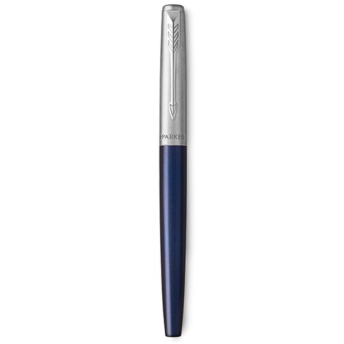 Parker Jotter Fountain Pen, Royal Blue, Medium Nib with Blue Ink, Gift Box