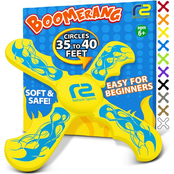 Kids Beach Toys & Beach Games - Ultimate Beach Boomerangs for Beaches - Fun Easter Basket Stuffers for Boys & Girls - Playdates Sand Toys Soft Colorful Designs & Tons Of Fun Toy Easter Gifts For Kids
