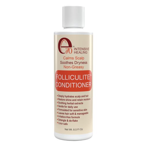 e70 Folliculitis Treatment Hair Conditioner | Moisturize Sensitive Skin, Itchy, Dry Scalp & Damaged Hair Repair | Herbal Extracts for Soft, Shiny Hair | Gentle Color-Safe Detangling Solution
