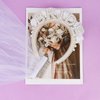 CIEHER Pearl Bride Headband and Wedding Veil for Bride, Pearl and Flower Bride Headband for Bachelorette Party Favors Bridal Shower Decorations