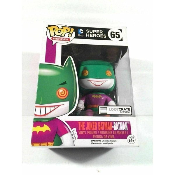 Loot Crate Exclusive Joker Compatible with Batman Compatible with Batman Compatible with Funko Pop Vinyl Figure New In Compatible with Box