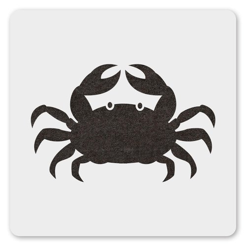 MAGJUCHE Crab Stencil 6 Inches, Reusable Crab Stencil for Painting DIY Crafts Decor