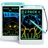 bravokids Kids Toys 2 Pack LCD Writing Tablet for Kids, 8.5 Inch Colorful Doodle Board Drawing Tablet Pad Erasable, Toddler Learning Toys Birthday Christmas Gifts for Boys Girls 3 4 5 6 7 8, Blue+Blue
