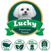 Lucky Premium Treats Turkey Chips for Dogs, Natural and Healthy Dog Treats, Crispy Jerky, Nibbles and Snacks, Dog Chips for Small, Medium & Large Dogs, 12 oz Pack