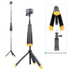 GEPULY 4-in-1 Floating Hand Grip Tripod Underwater Waterproof Selfie Stick Extendable Monopod for GoPro Hero 12 11 10 9 8 7 6 5 4,Insta360,Used as a Floating Tripod,Hand Grip,Selfie Stick,Tripod Stand