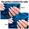 KALIONE 3ml Nail Oil Pen Empty Transparent Twist Pens, Cuticle Oil Dispenser Empty Nail Oil Pen with Brush Tip, Cosmetic Lip Gloss Container Applicators Eyelash Growth Liquid Tube(5 Packs)