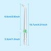 Flosser Replacement Tips for Waterpik Water Flosser, Flosser Refill Heads Replacement Heads for waterpik, Compatible with Waterpik Oral Irrigator & Dental Flosser(6 Classic Jet Tips)