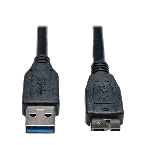 TRIPP LITE USB 3.0 SuperSpeed Cable A to Micro-B M/M (U326-001-BK-10)