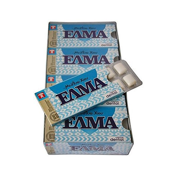 Elma Dental Chios Mastic Gum 12x10 Pieces / 12x14gr - From 100% Fresh Original Xios (Masticha or Mastixa)