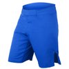 ROAR MMA Fight Shorts Grappling Muay Thai BJJ Training Jiu Jitsu No Gi Wear (Medium, Simple-Blue)