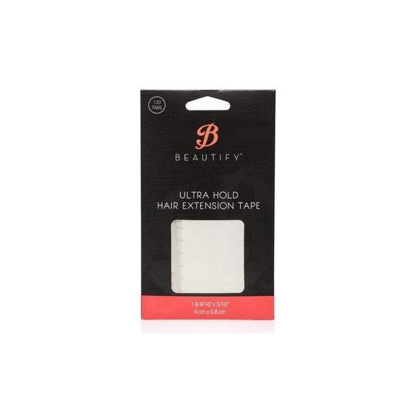 Ultra Hold Hair Extension Tape Tabs 4cm X 0.8cm. 120 tabs per pack