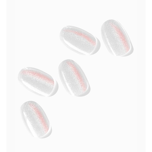 NOVA, Semi Cured Gel Nail Strips (Mirror Mirror) - The 10 Minute Manicure. Salon Quality, Female Founded, Easy to Apply & Remove, use with Any lamp - Incl. Nail File & Wooden Stick