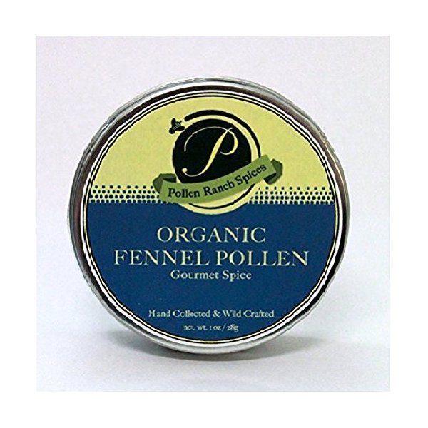 Pollen Ranch | Fennel Pollen | Organic Spice | 28 Gram Tin |1 oz