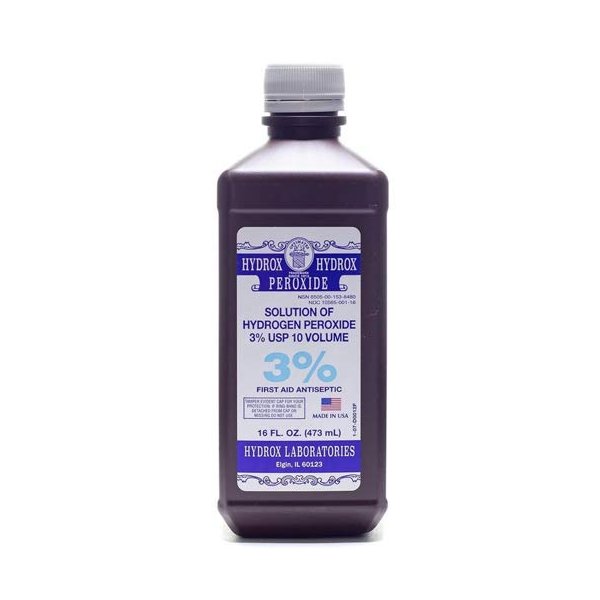 Hydrox Hydrogen Peroxide 3% USP 16oz
