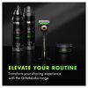 Gillette Labs Mens Razor with Exfoliating Bar, Shaving Kit for Men, Includes 1 Handle, 2 Razor Blade Refills, 1 Premium Magnetic Stand, Black and Gold, Razor for men