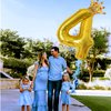 40 Inch Gold Number 5 & Mini Crown Balloon for Birthday Party Decorations, 5th Birthday Party Decorations, Baby Shower Anniversary Balloons Decorations Supplies
