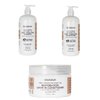 Coconut Daily Hydration Hair Care Bundle | Conditioner(17 Fl. oz), Shampoo(17 Fl.oz), Leave-in Conditioner(10 oz) | Hydrating, Fortify, Anti-Frizz/Breakage for Healthier Hair