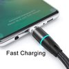 N. NETDOT Gen12 Micro-USB and USB-C[3.3ft,3 Pack Black] Magnetic Fast Charging Data Transfer Cable Compatible with Android Device