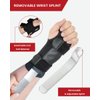 Hurmoya Wrist Brace for Carpal Tunnel Night Sleep Support with Adjustable Splint for Men and Women for Pain Relief, Tendonitis, and Sports Injuries (Right Hand, Medium)
