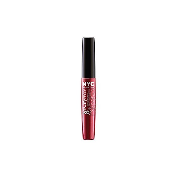 N.Y.C. New York Color 8 HR City Proof Extended Wear Lip Gloss, Cherry Ever After, 0.22 Fluid Ounce by N.Y.C.